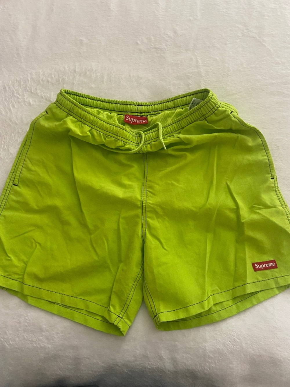 Supreme Arc Logo Water Shorts Men’s Neon SS20, Men size S, Brand New